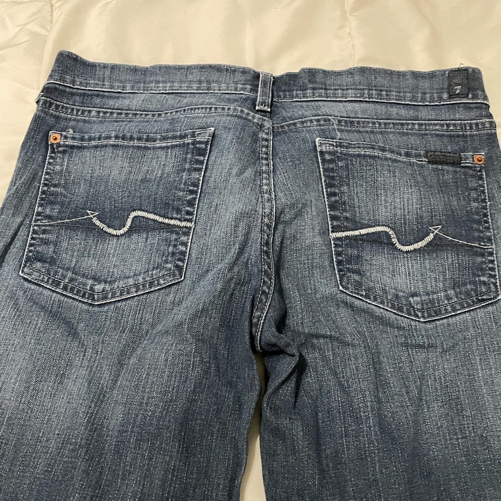 EUC 7 for all mankind bootcut jeans 31x34